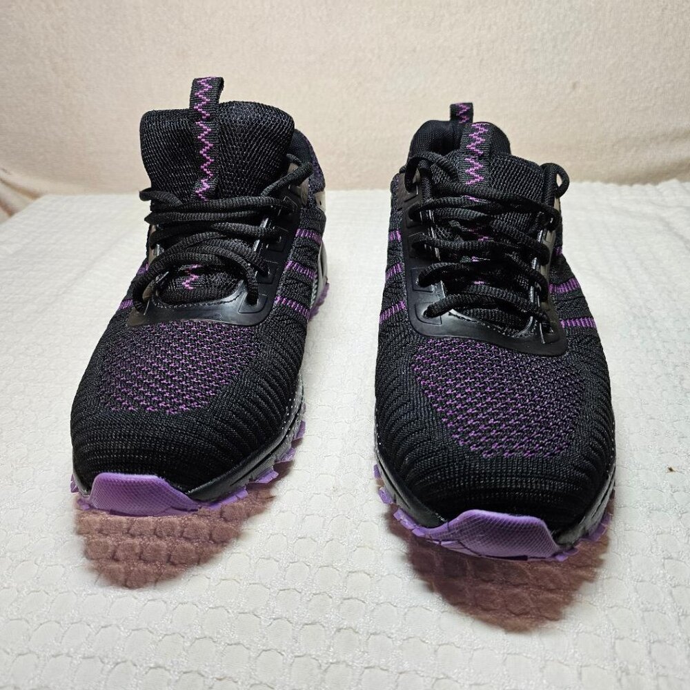 Furuian Steel Toe Sneakers for Women Men Lightweight Safety Shoes USM9/W10.5